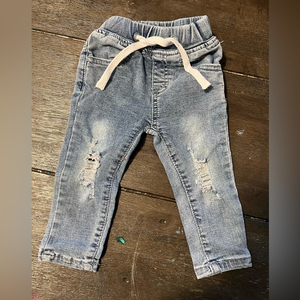 Little Bipsy Distressed Jeans Size 12-18m